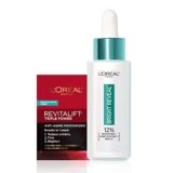 L’Oreal Paris Bright Reveal 12% [Niacinamide + Amino Sulfonic + Ferulic] Dark Spot Serum 1oz + Moisturizer Sample